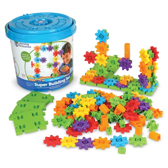 Learning Resources Gears! Gears! Gears! Super Building Set, 150 Pieces